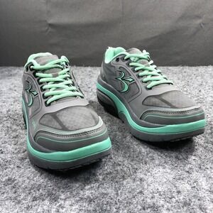 Gravity Defyer Shoes Womens Size 10 Gray Mint Walking Sneakers TB9022FGU-W